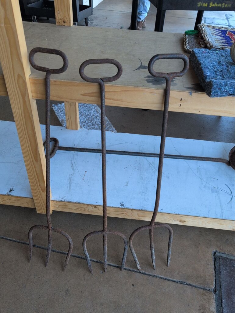 Antique Iron Fork Tool