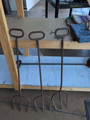 Antique Iron Fork Tool