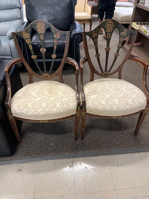 French Louis XVI Stye Chairs (pair)