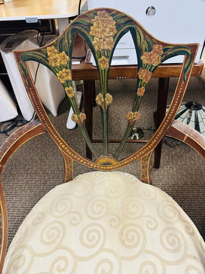 French Louis XVI Stye Chairs (pair)