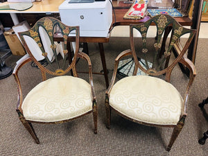 French Louis XVI Stye Chairs (pair)