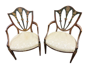 French Louis XVI Stye Chairs (pair)
