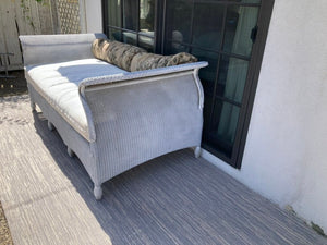 Lloyd Loom Daybed with Cushions & Pillows 75" W.