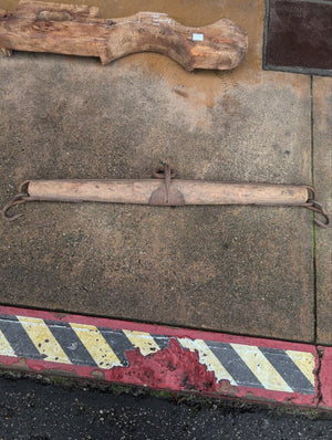 Antique Wooden Farm Scale Arm 34" W.