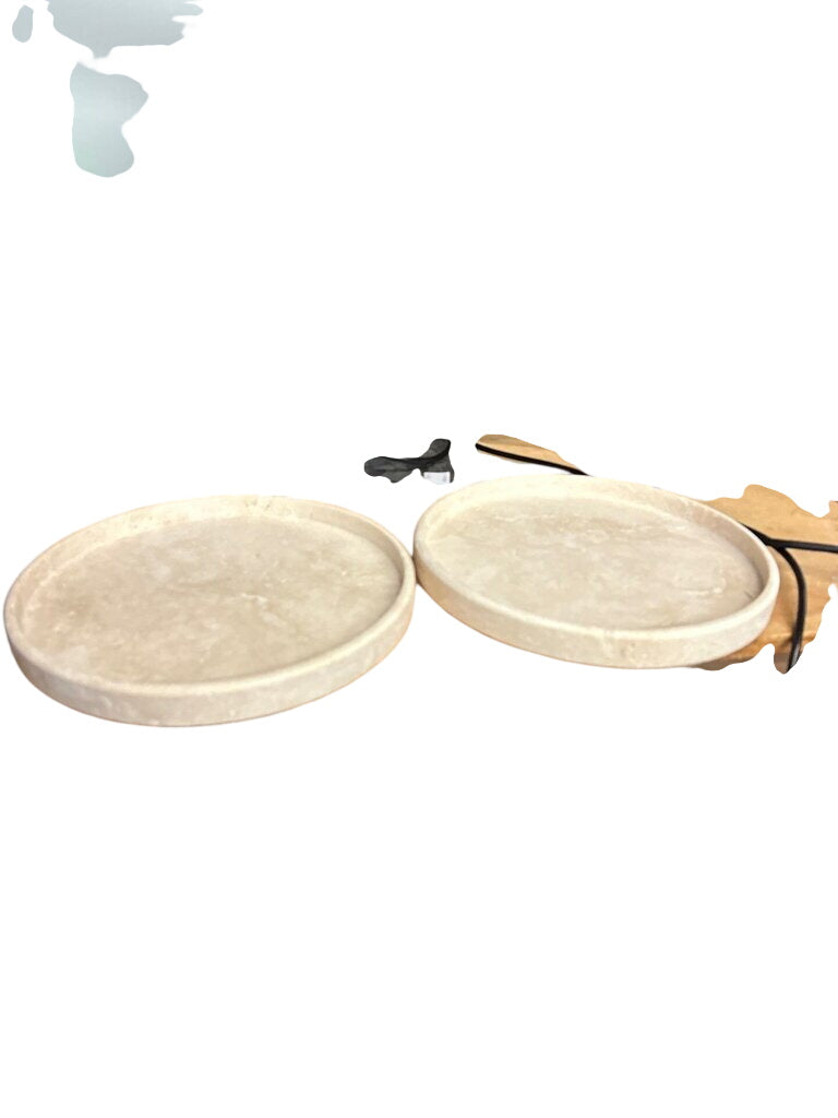 Travertine Plates