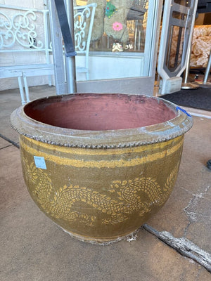 Hand-Painted Garden Planter Bowl