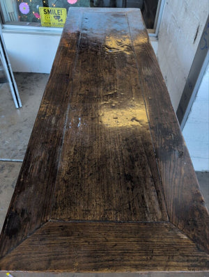 Dark Wood Asian Style Console Table