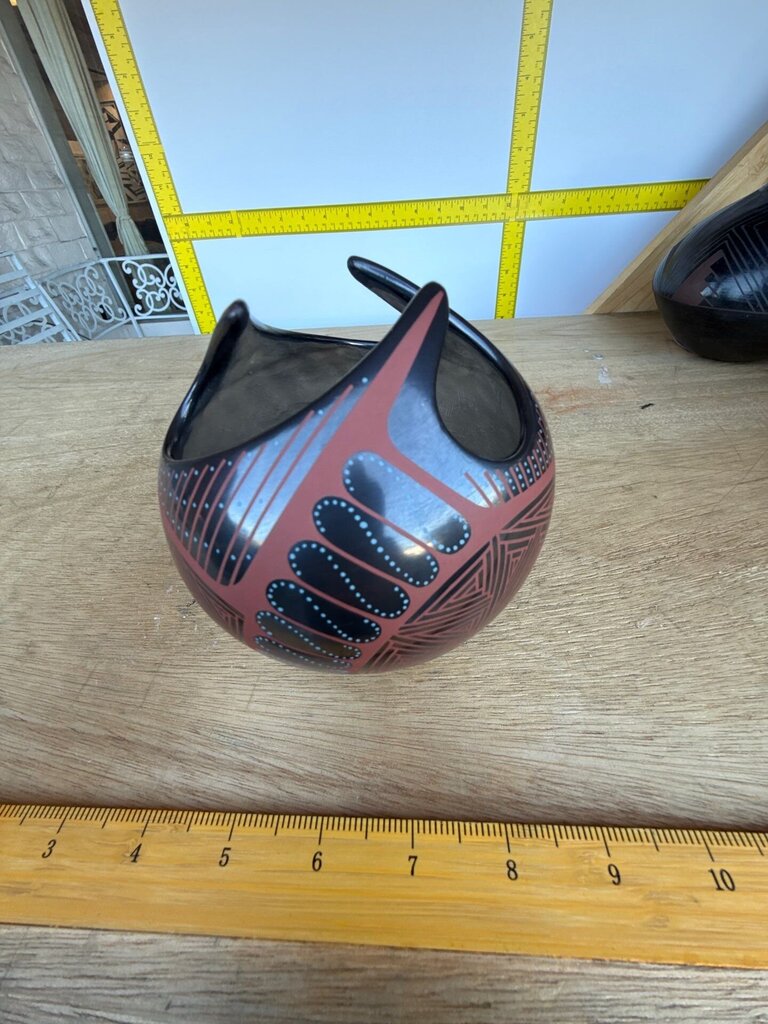 Signed Pueblo Pottery Vase