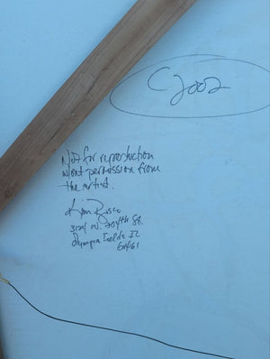 Kim Bosco Large Black And White Canvas