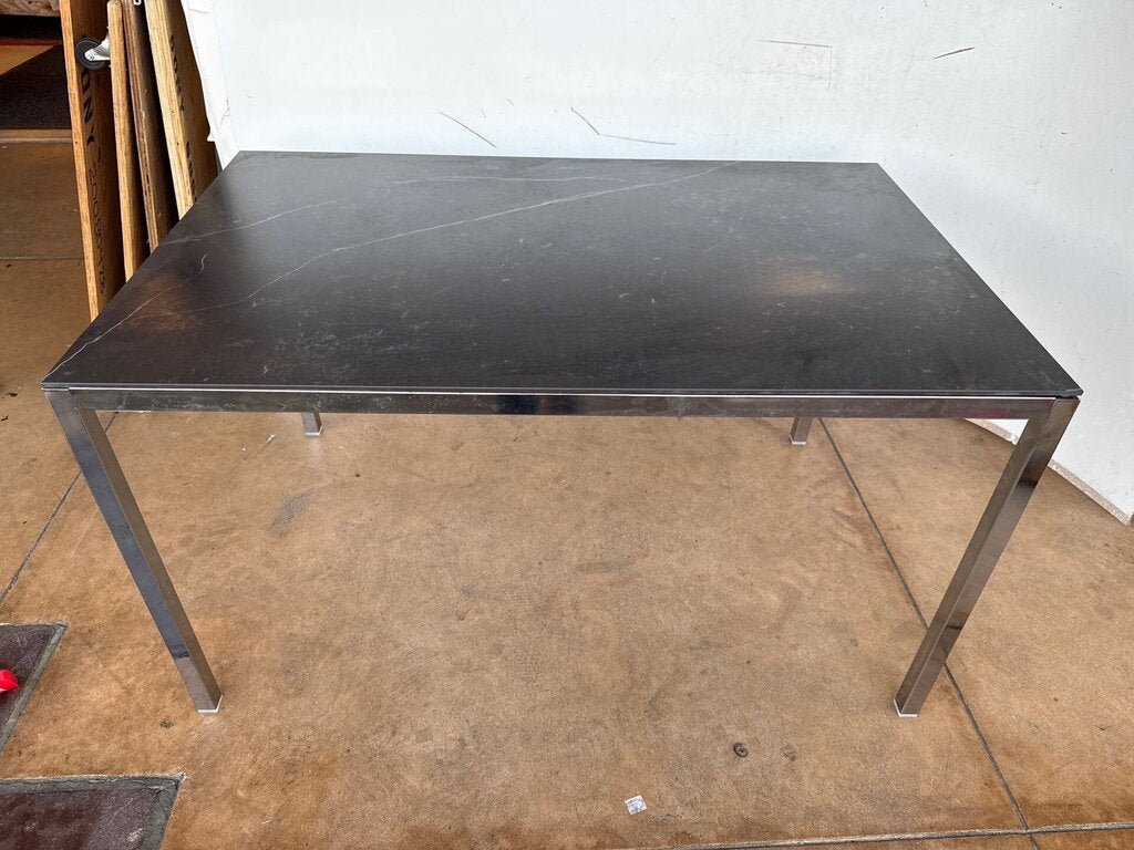 Modern Dining Table with Marble Top