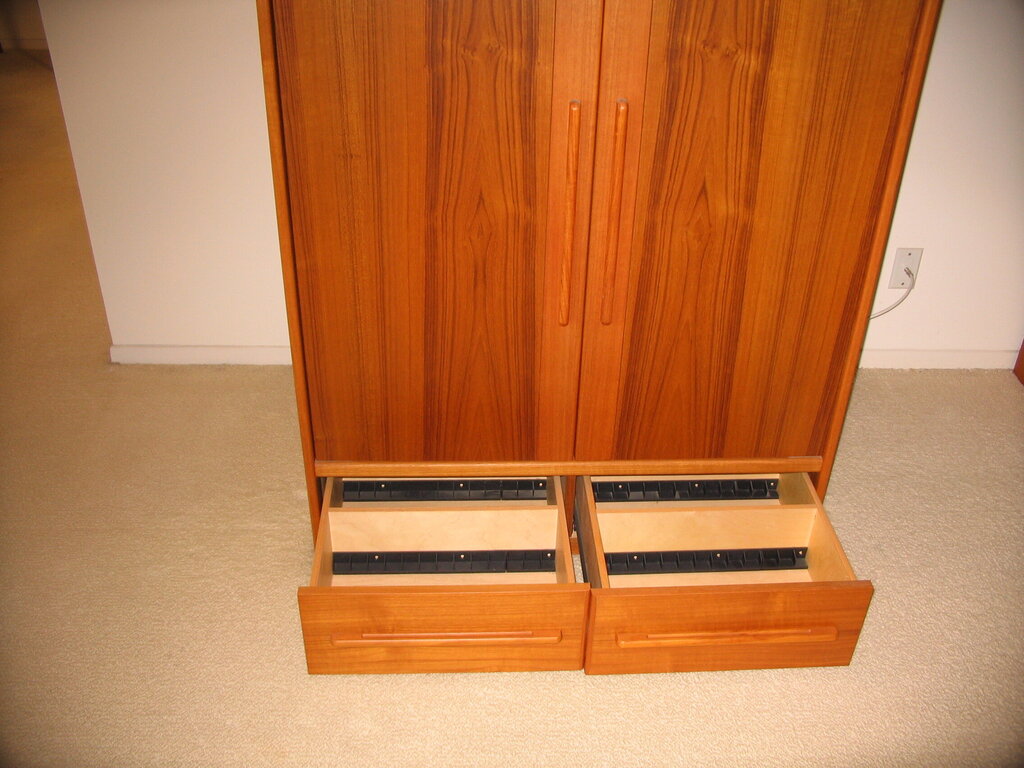Mid Century Teak Two Door TV Cabinet