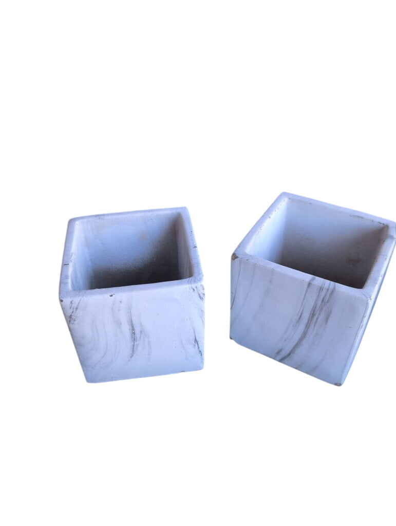 Urban Ottfitters Ceramic Square Vessels (Pair)
