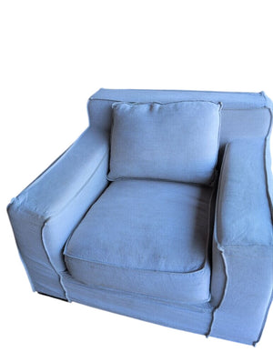 Pottery Barn Slipcover Chair 40" W