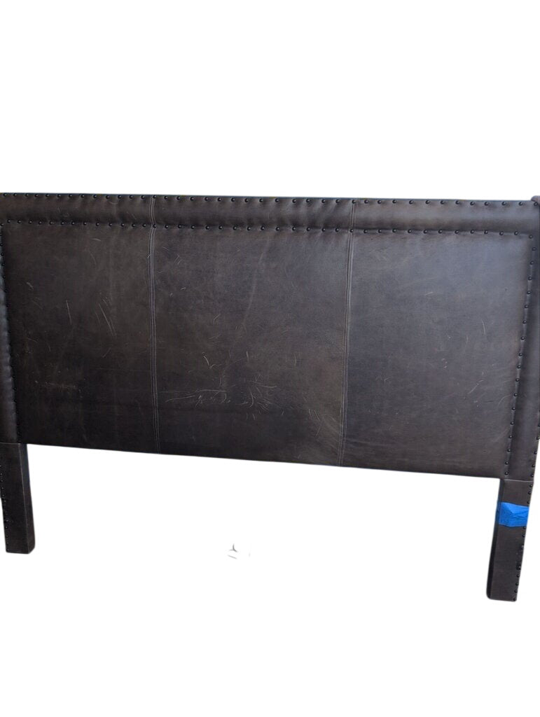 Leather Headboard With Studs