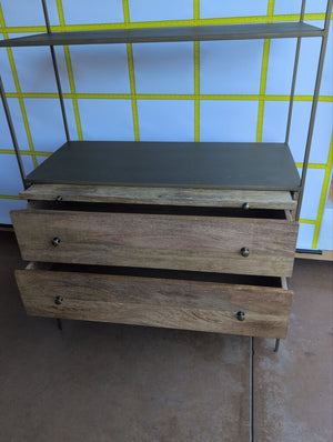 Wood & Iron Etagere Shelf