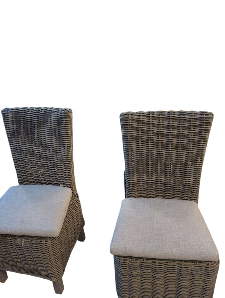 Restoration Hardware Wicker Chairs (PR) orig $1200.00