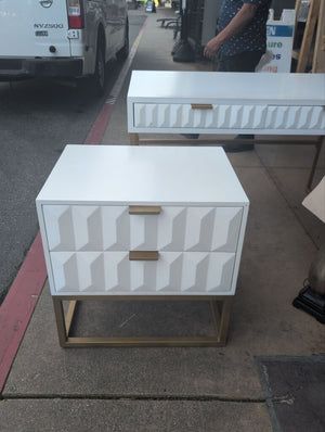 Diamond Sofa Spectrum 2-drawer Accent Table orig. $570