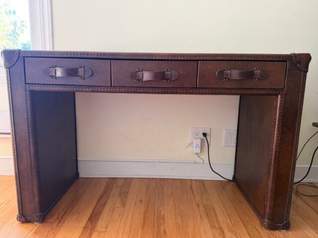Restoration Hardware Steamer Trunk Desk