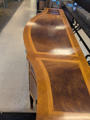Regency Burl Inlay Sideboard 22x79x35