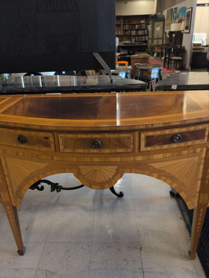 Regency Burl Inlay Sideboard 22x79x35