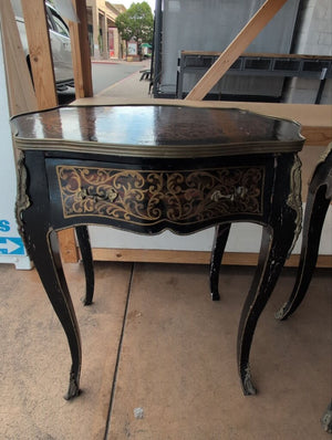 Antique French Side Tables / Nightstands (pair)