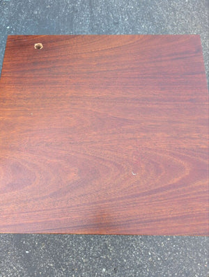 Mahogany Bedside Table (small hole on top for cord)