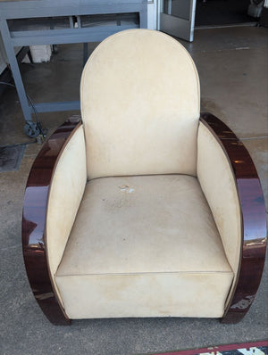 Art Deco Waterfall Arm Chair