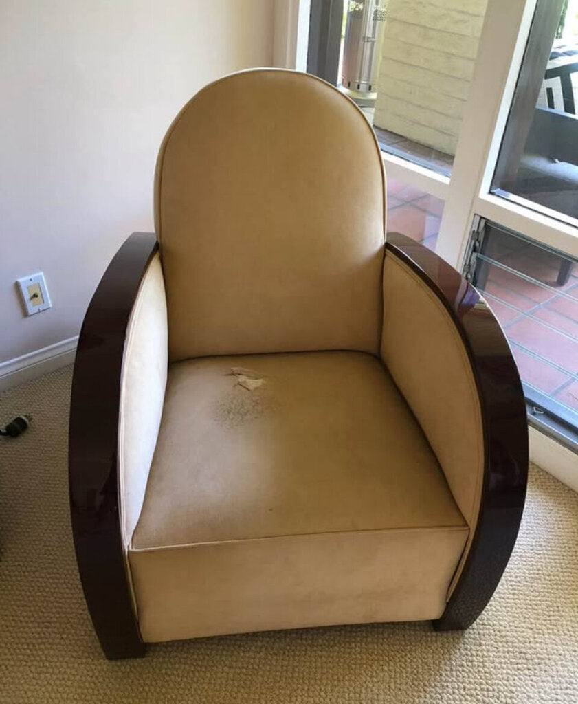 Art Deco Waterfall Arm Chair