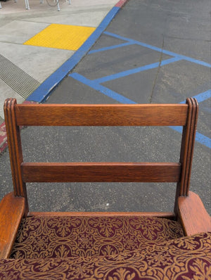 Antique Upholstered Lounge Chair