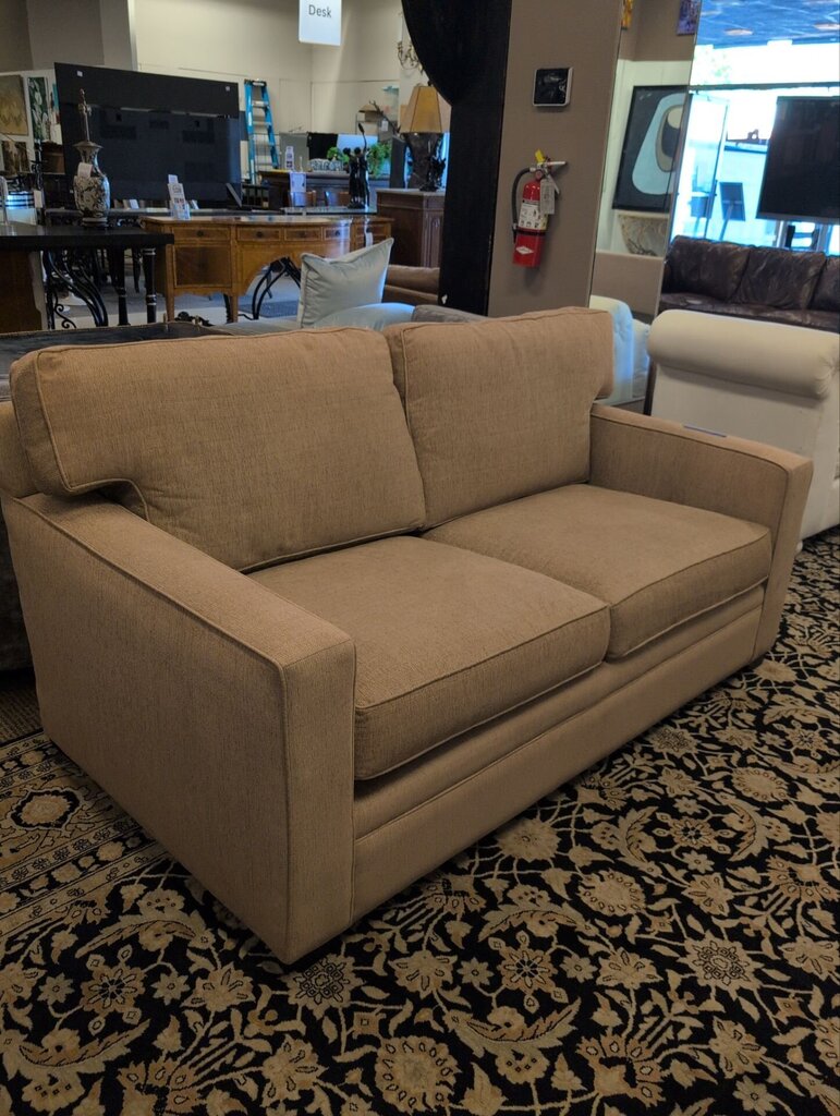 Macys Comfort Collection Tan Loveseat