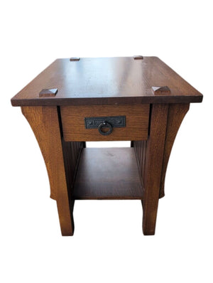 Mission Style Side Table 20x26x22