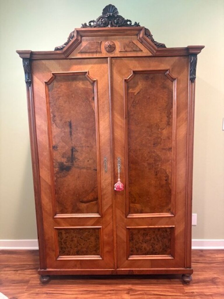 Antique Biedermeier Dressr Armoire