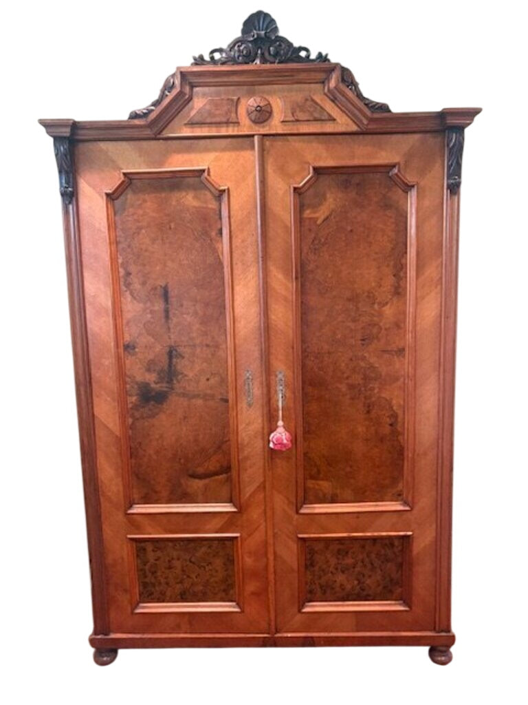 Antique Biedermeier Dressr Armoire