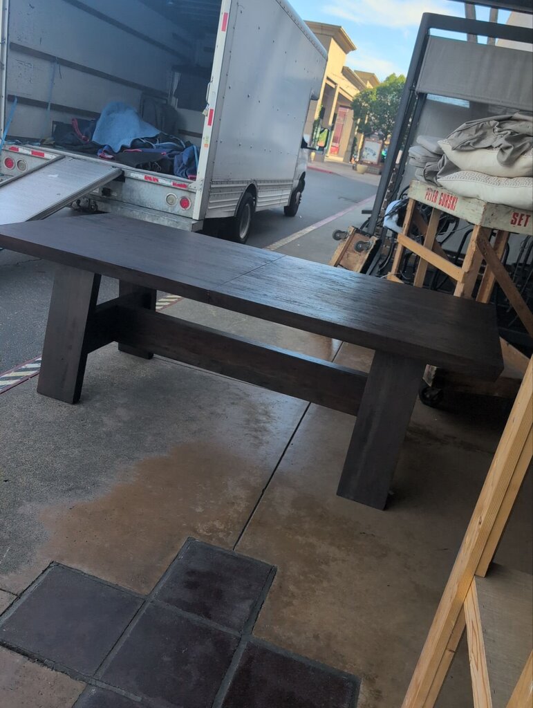 Dark Wood Dining Table With Leaf