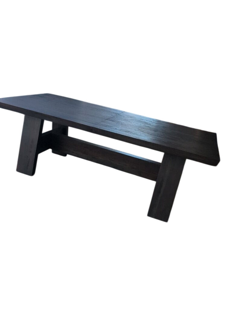 Dark Wood Dining Table With Leaf