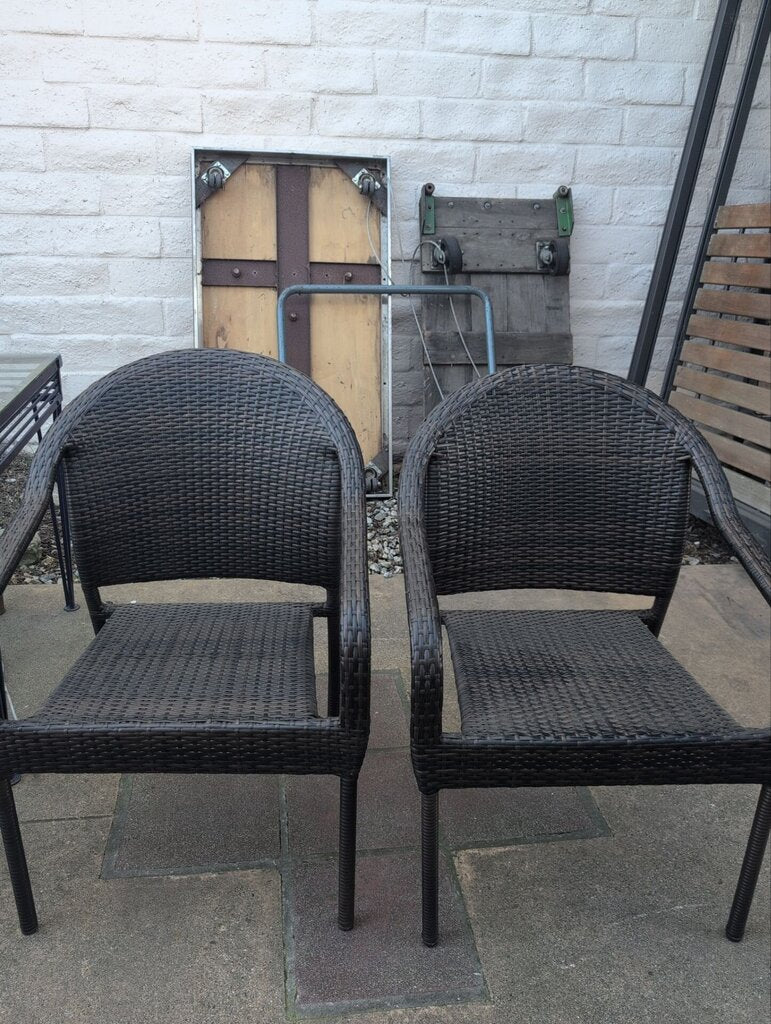 Frontgate Wicker Chairs (set of 6)