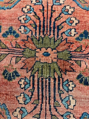 Persian Kerman Handwoven Wool Rug 4'x6'