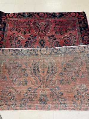 Persian Kerman Handwoven Wool Rug 4'x6'