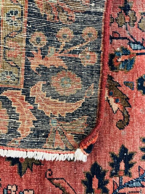 Persian Kerman Handwoven Wool Rug 4'x6'