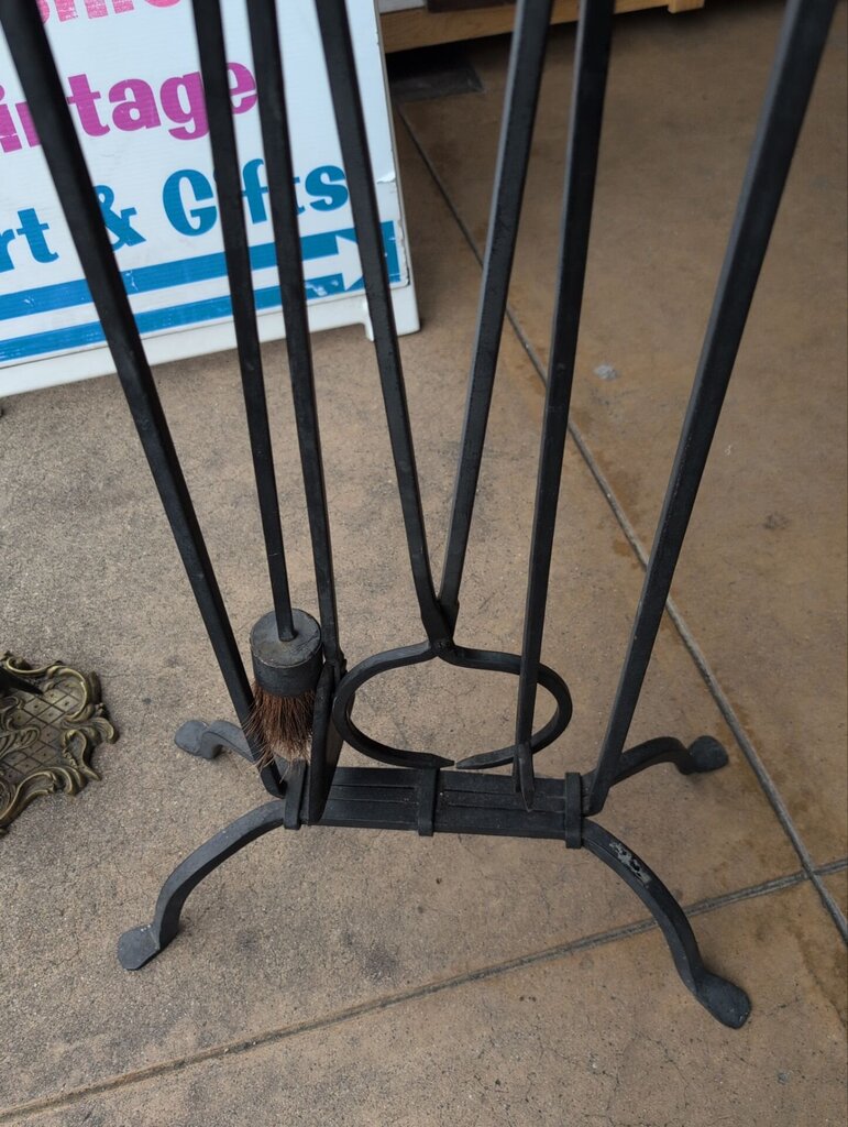 Wrought Iron Fireplace Tool Set