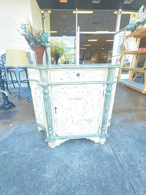 Italian Style Painted Cabinet 42x16x30