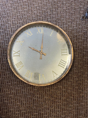 Vintage 19" Round Wall Clock