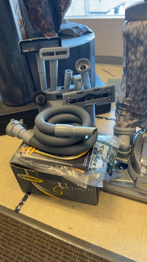  Kirby Ultimate G Series Diamond Edition vacuum cleaner with attachments. 