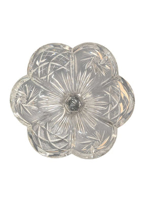 Vintage Crystal Compote Candy Bowl 6.5"