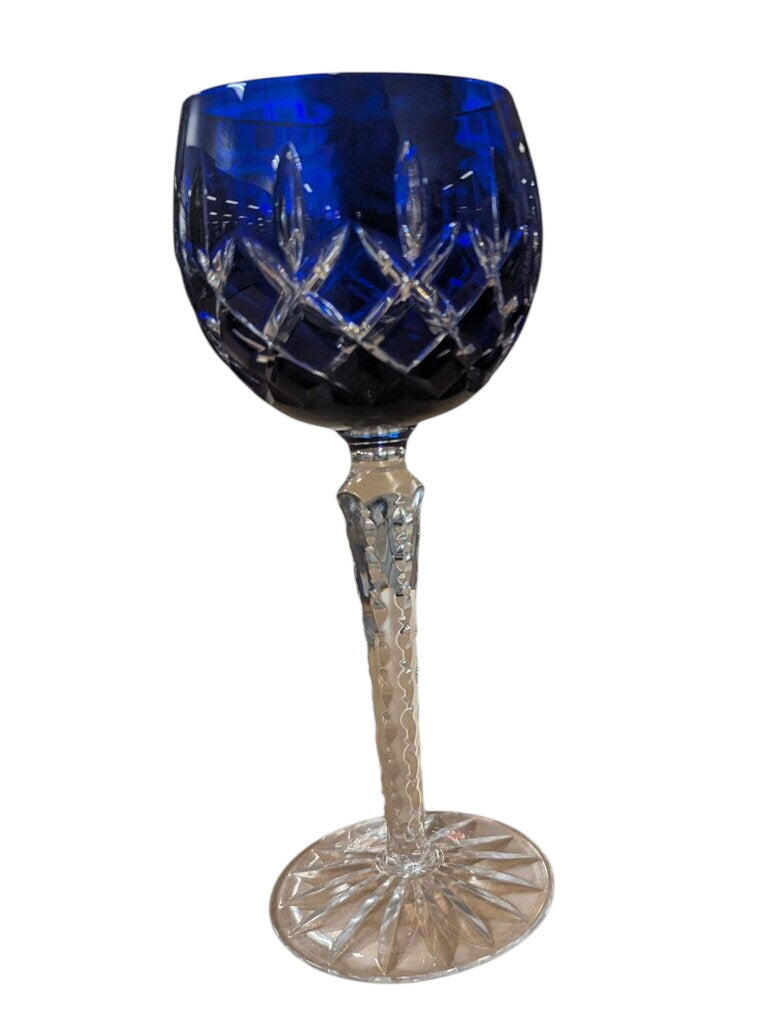 AJKA Crystal Handcut Handmade Arabella Wine Glass Made in Hungary