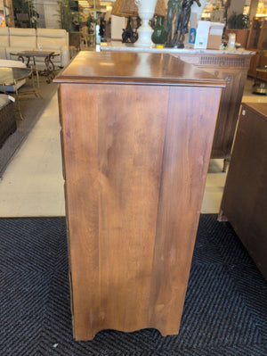 Maple Highboy Six Drawer Dresser