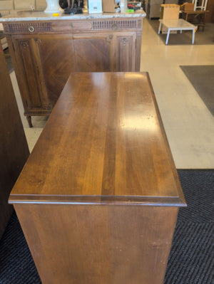 Maple Six Drawer Dresser Low Boy