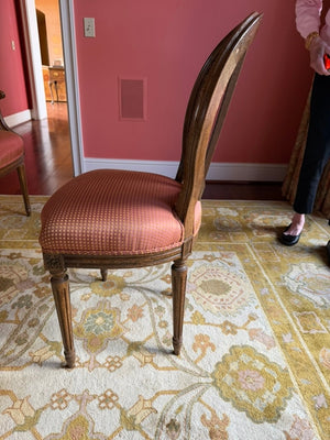 French Cane Back Dining Chairs (set of 8)