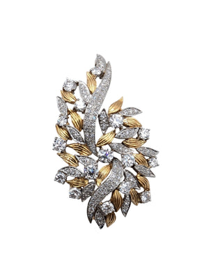 Pendant Platinum & 18k Yellow Gold w/ Diamonds