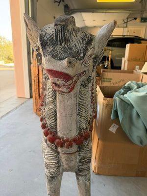 Wood Carved Bali Horse